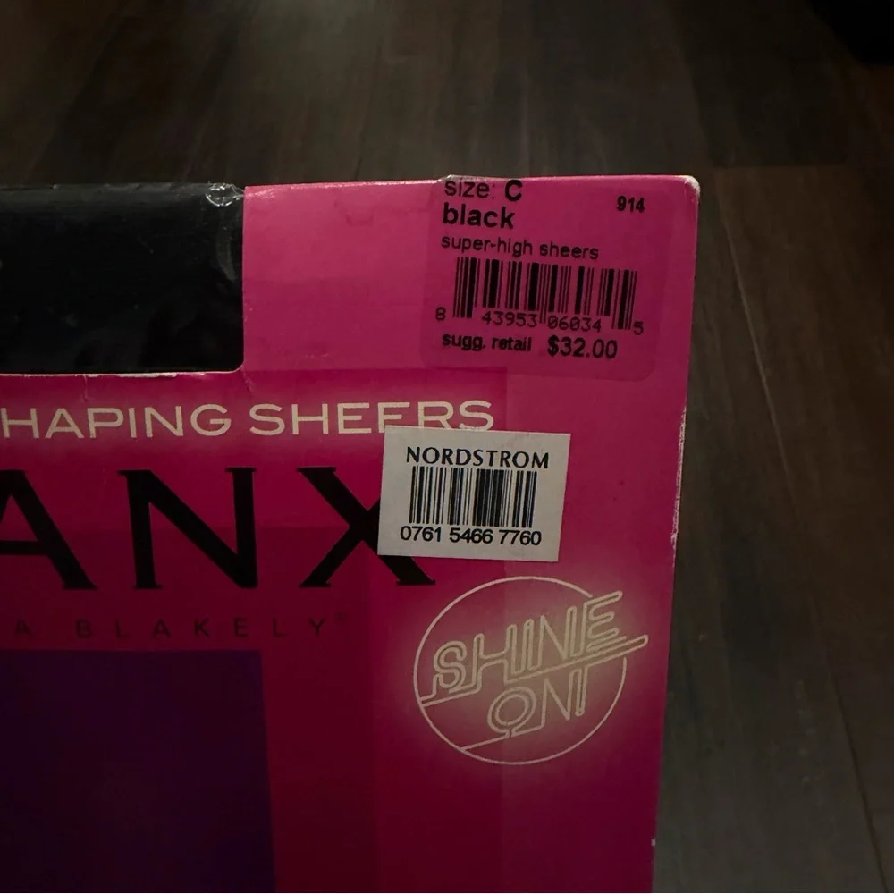 SPANX Super High Waisted Shaping Sheers Black Size C